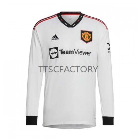 Maillot de Foot Manchester United Extérieur 2022-23 Manches Longues